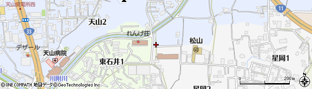 愛媛県松山市福音寺町616周辺の地図