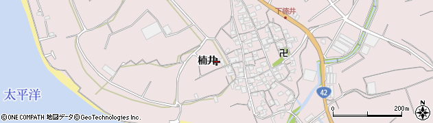 和歌山県御坊市名田町楠井567周辺の地図