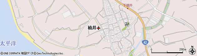 和歌山県御坊市名田町楠井566周辺の地図
