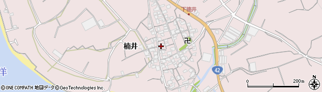 和歌山県御坊市名田町楠井551周辺の地図