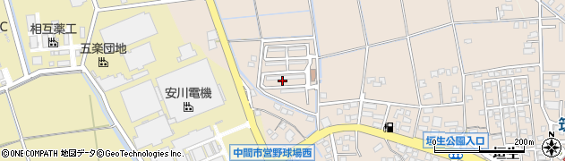 有限会社有泉管工　中間支店周辺の地図