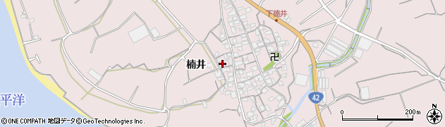 和歌山県御坊市名田町楠井531周辺の地図