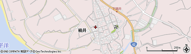 和歌山県御坊市名田町楠井534周辺の地図