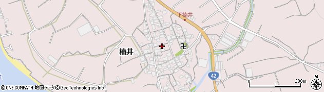 和歌山県御坊市名田町楠井540周辺の地図