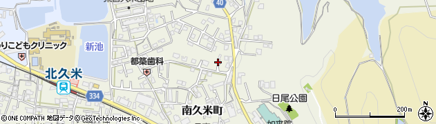 愛媛県松山市南久米町9周辺の地図