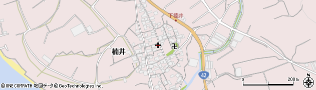 和歌山県御坊市名田町楠井543周辺の地図