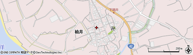 和歌山県御坊市名田町楠井538周辺の地図