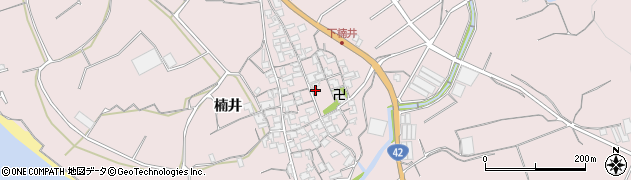 和歌山県御坊市名田町楠井1897周辺の地図
