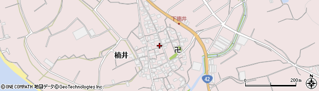 和歌山県御坊市名田町楠井542周辺の地図