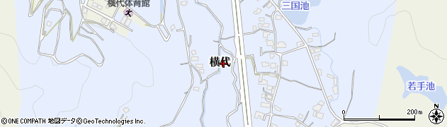 福岡県北九州市小倉南区横代周辺の地図