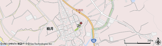 和歌山県御坊市名田町楠井1890周辺の地図