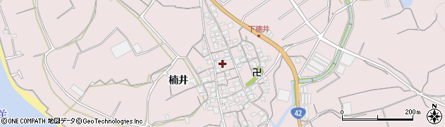 和歌山県御坊市名田町楠井520周辺の地図
