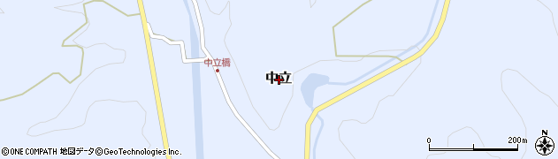 三重県南牟婁郡御浜町中立周辺の地図