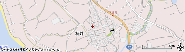 和歌山県御坊市名田町楠井526周辺の地図