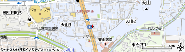 住友林業ホームテック株式会社　松山支店周辺の地図