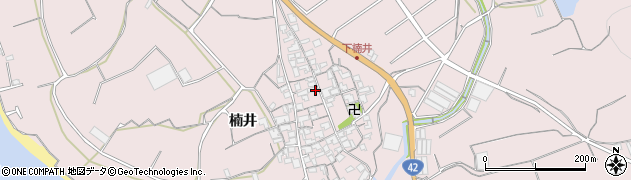 和歌山県御坊市名田町楠井519周辺の地図