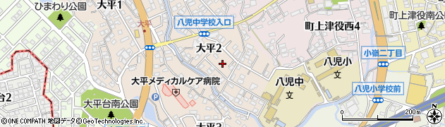 福岡県北九州市八幡西区大平2丁目周辺の地図