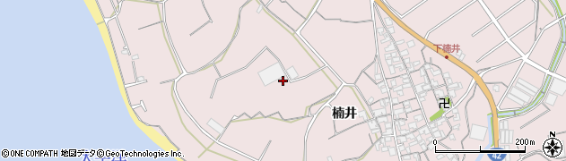 和歌山県御坊市名田町楠井388周辺の地図