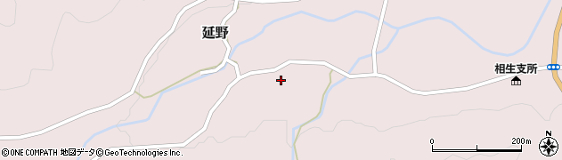 徳島県那賀町（那賀郡）延野（殿谷）周辺の地図