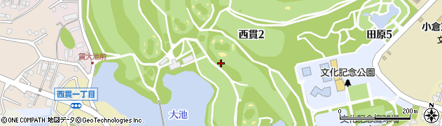 福岡県北九州市小倉南区西貫周辺の地図