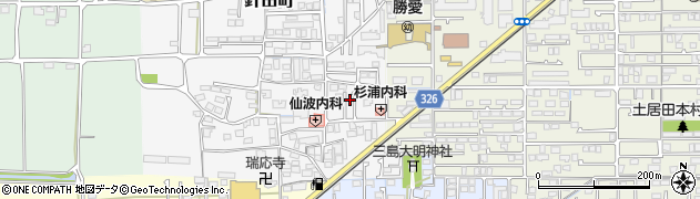 愛媛県松山市針田町41周辺の地図