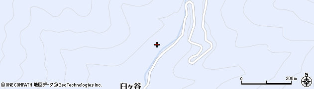 徳島県那賀町（那賀郡）臼ヶ谷（梅ヶ谷）周辺の地図