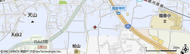 愛媛県松山市福音寺町502周辺の地図