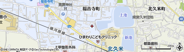愛媛県松山市福音寺町48周辺の地図