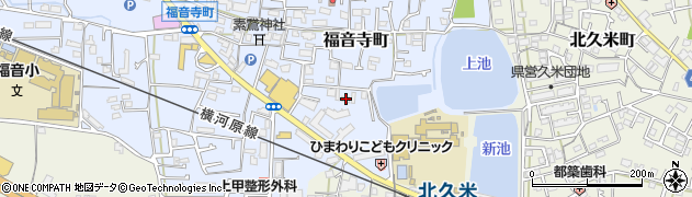 愛媛県松山市福音寺町50周辺の地図