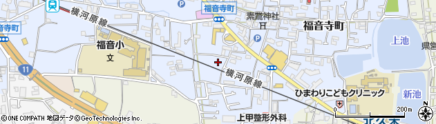 愛媛県松山市福音寺町273周辺の地図