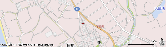 和歌山県御坊市名田町楠井507周辺の地図