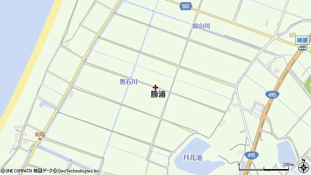 〒811-3521 福岡県福津市勝浦の地図