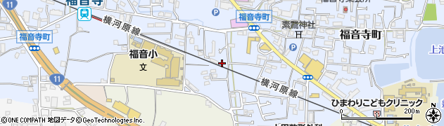 愛媛県松山市福音寺町292周辺の地図