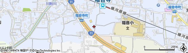 愛媛県松山市福音寺町483周辺の地図