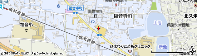愛媛県松山市福音寺町55周辺の地図