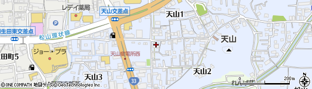 四電エナジーサービス株式会社　愛媛支店周辺の地図