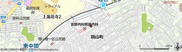 中間通谷郵便局 ＡＴＭ周辺の地図