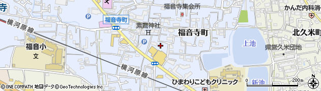 愛媛県松山市福音寺町72周辺の地図