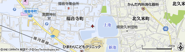 愛媛県松山市福音寺町86周辺の地図