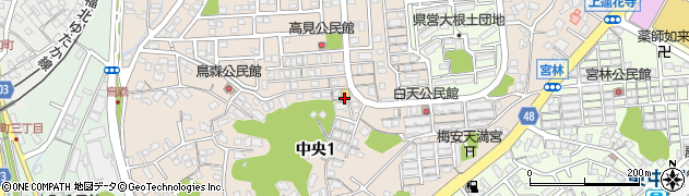 大正産業株式会社　垣生店周辺の地図