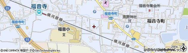 愛媛県松山市福音寺町295周辺の地図