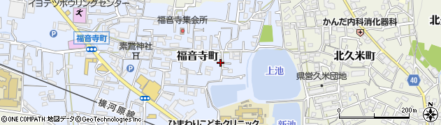 愛媛県松山市福音寺町100-3周辺の地図