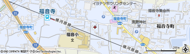 愛媛県松山市福音寺町300周辺の地図