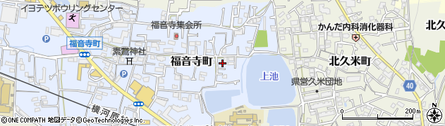 愛媛県松山市福音寺町97周辺の地図