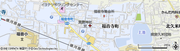愛媛県松山市福音寺町112周辺の地図