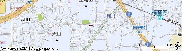愛媛県松山市福音寺町678周辺の地図