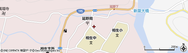 阿南警察署　那賀町相生駐在所周辺の地図