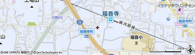 愛媛県松山市福音寺町452周辺の地図