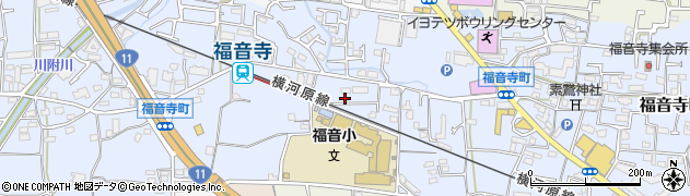 愛媛県松山市福音寺町323周辺の地図