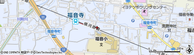 愛媛県松山市福音寺町365周辺の地図
